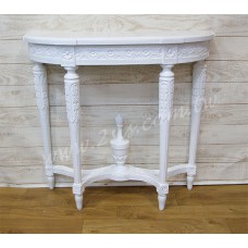 法瑞玄關桌-洛可可白