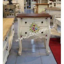 手繪二抽美式小櫃