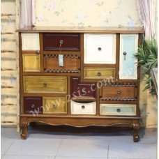 復古美式多抽斗櫃