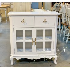 鄉村白色收納櫃、玄關櫃