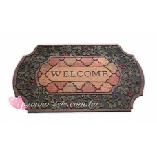 玄關大門地墊-田園花藤