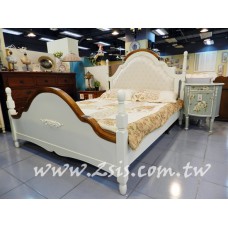 蘇菲雕花雙人床