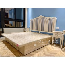 品歐鄉村床頭片+收納掀床