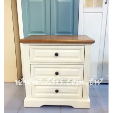 貴族仿古三抽床頭櫃