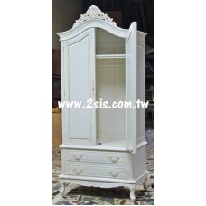 愛德琳衣櫃-仿古白