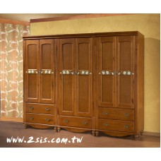 真善美手繪九尺拼桶衣櫃