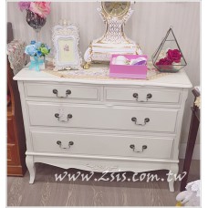 鄉村雕花收納斗櫃