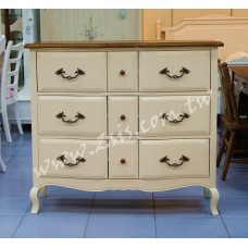 卡地亞雙色六斗櫃