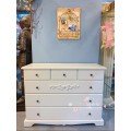 維多利亞蝴蝶結洗白四斗六抽斗櫃 維多利亞蝴蝶結洗白四斗六抽斗櫃