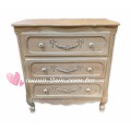 法式雕花三抽斗櫃
