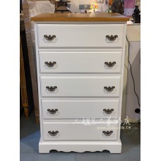 (可訂製)實木臥室收納-五斗櫃