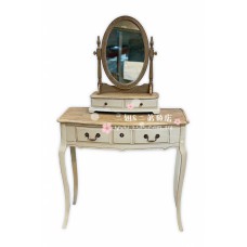 南法鄉村化妝台/玄關桌(白)