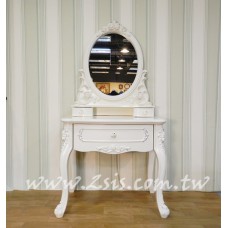 維多利亞雕花化妝台組