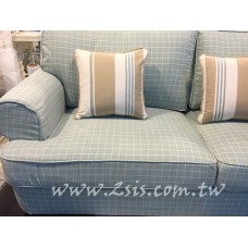 L型鄉村布沙發