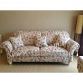 美式鄉村三人布沙發