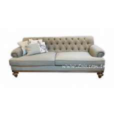 美式鄉村拉扣布沙發