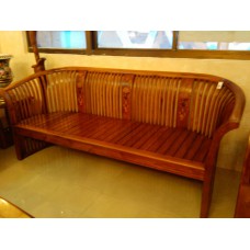 貝殼花三人座沙發椅