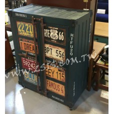 工業風貨櫃造型收納櫃