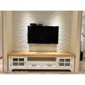 雙色格子電視櫃-七呎