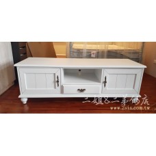 (可訂製)鄉村實木電視櫃