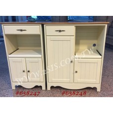 實木雙色電器櫃