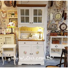 鄉村彩繪三尺備餐櫃