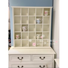 實木25格馬克杯杯櫃/壁櫃