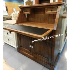 原木手工多功能書桌