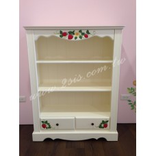 鄉村彩繪無門中書櫃