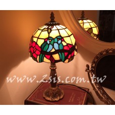 Tiffany雙鳥桌燈-小