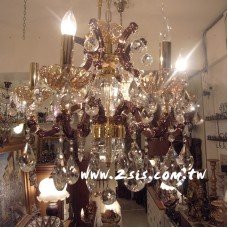 巴洛克宮庭金六燈吊燈