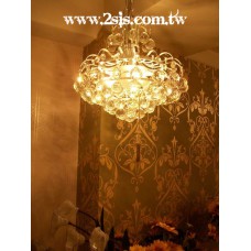 滿天星三燈吊燈(白色骨架)