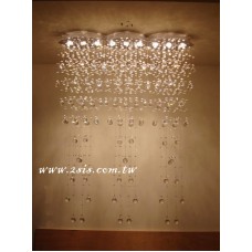 三眼水晶瀑布燈(9540)