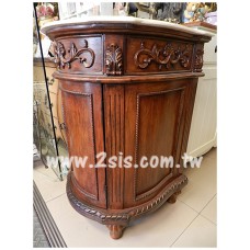 歐式雕花浴室洗手台/洗手櫃